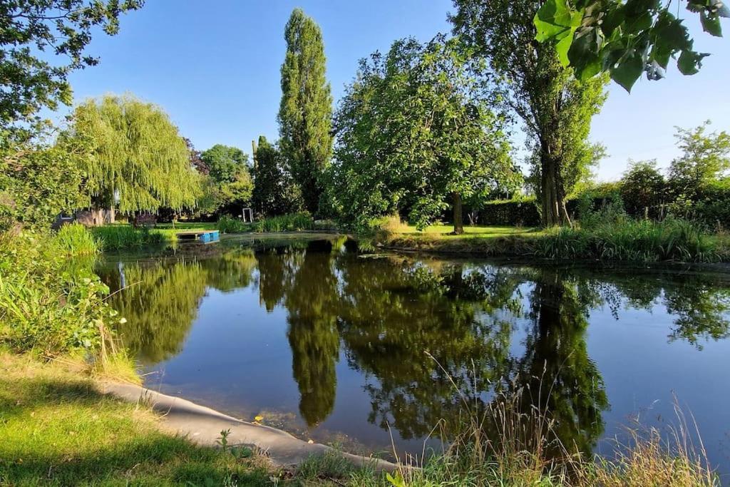 Idyllisches Ferienapartment Xanten Bagian luar foto